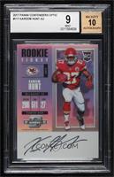 Rookie Ticket RPS Autograph - Kareem Hunt [BGS 9 MINT]