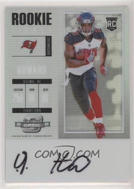 2017 Panini Contenders Optic - [Base] #123 - Rookie Ticket RPS Autograph - O.J. Howard