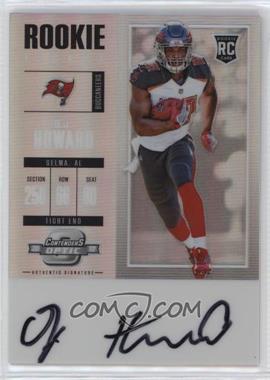 2017 Panini Contenders Optic - [Base] #123 - Rookie Ticket RPS Autograph - O.J. Howard