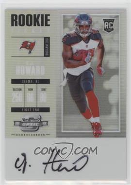 2017 Panini Contenders Optic - [Base] #123 - Rookie Ticket RPS Autograph - O.J. Howard