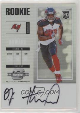 2017 Panini Contenders Optic - [Base] #123 - Rookie Ticket RPS Autograph - O.J. Howard