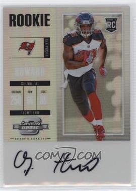 2017 Panini Contenders Optic - [Base] #123 - Rookie Ticket RPS Autograph - O.J. Howard