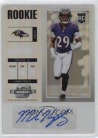 Rookie Ticket Autograph - Marlon Humphrey