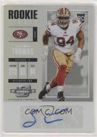 Rookie Ticket Autograph - Solomon Thomas