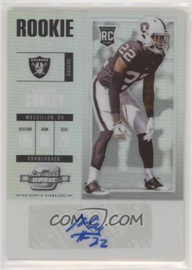 2017 Panini Contenders Optic - [Base] #156 - Rookie Ticket Autograph - Gareon Conley