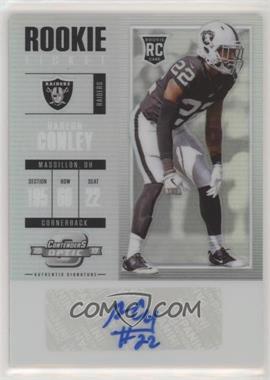 2017 Panini Contenders Optic - [Base] #156 - Rookie Ticket Autograph - Gareon Conley