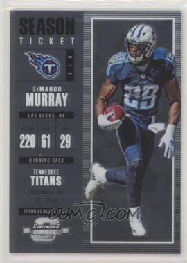 2017 Panini Contenders Optic - [Base] #22 - Season Ticket - DeMarco Murray