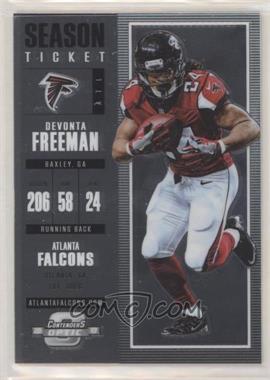 2017 Panini Contenders Optic - [Base] #3 - Season Ticket - Devonta Freeman