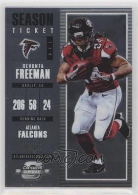 2017 Panini Contenders Optic - [Base] #3 - Season Ticket - Devonta Freeman