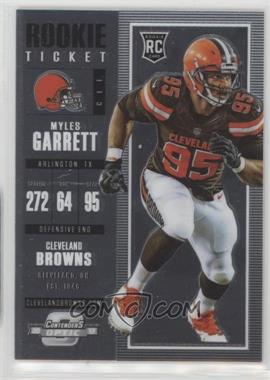 2017 Panini Contenders Optic - [Base] #91 - Rookie Ticket - Myles Garrett