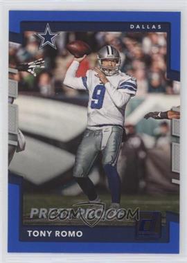 2017 Panini Donruss - [Base] - Press Proof Blue #290 - Tony Romo