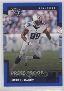 2017 Panini Donruss - [Base] - Press Proof Blue #52 - Jurrell Casey