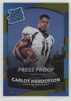 Rated Rookie - Carlos Henderson #/50