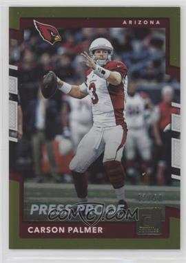 2017 Panini Donruss - [Base] - Press Proof Gold #67 - Carson Palmer /50