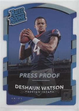 2017 Panini Donruss - [Base] - Press Proof Silver Die-Cut #345 - Rated Rookie - Deshaun Watson /75