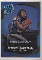 Rated Rookie - D'Onta Foreman #/100