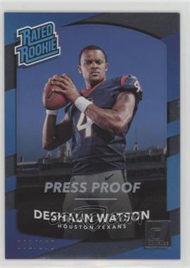 2017 Panini Donruss - [Base] - Press Proof Silver #345 - Rated Rookie - Deshaun Watson /100