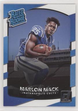 2017 Panini Donruss - [Base] #302 - Rated Rookie - Marlon Mack