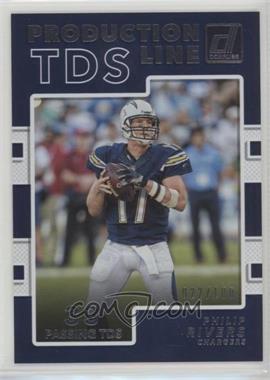 2017 Panini Donruss - Production Lines Touchdowns - Holo #4 - Philip Rivers /100