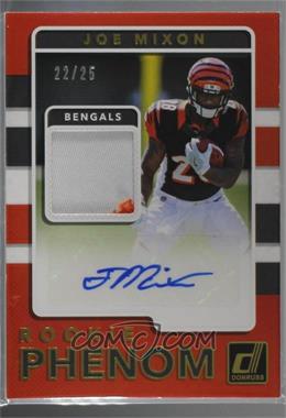 2017 Panini Donruss - Rookie Phenom Jersey Autographs - Prime #RPJ-JM - Joe Mixon /25 [Noted]