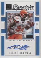 Isaiah Crowell #/25