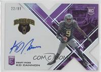 Draft Picks - KD Cannon #/99