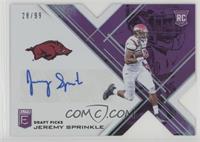 Draft Picks - Jeremy Sprinkle #/99