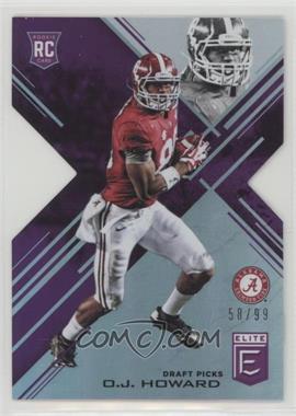 2017 Panini Elite Draft Picks - [Base] - Status Purple Die-Cut #119 - Draft Picks - O.J. Howard /99