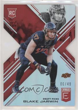 2017 Panini Elite Draft Picks - [Base] - Status Red Die-Cut #180 - Draft Picks - Blake Jarwin /49