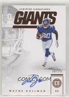 Wayne Gallman #/75