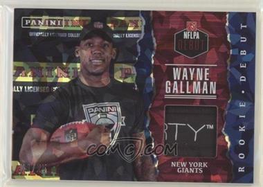 2017 Panini Father's Day - NFLPA Rookie Debut Memorabilia - Cracked Ice #WG - Wayne Gallman /25