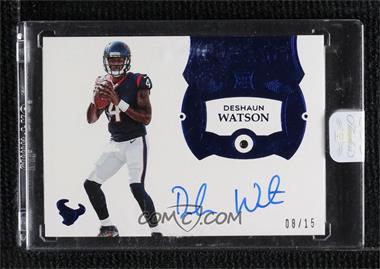 2017 Panini Flawless - [Base] - Sapphire #133 - Rookie Gems Signatures - Deshaun Watson /15 [Uncirculated]