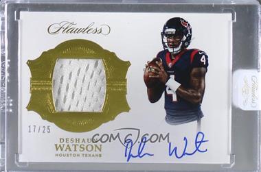 2017 Panini Flawless - Signature Gloves #SG-DW - Deshaun Watson /25 [Uncirculated]