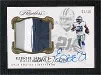 2018 Panini Flawless Update - Ezekiel Elliott #/15