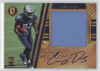 Rookie Jersey Autographs Jumbo - Corey Davis #/49