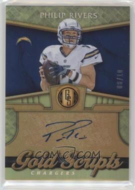 2017 Panini Gold Standard - Gold Scripts Autographs #GS-PR - Philip Rivers /10