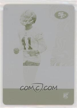 2017 Panini Illusions - [Base] - Printing Plate Yellow #159 - Ahkello Witherspoon /1