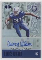 Rookie Signs - Quincy Wilson #/100