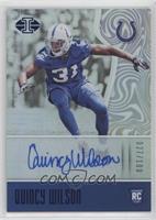 Rookie Signs - Quincy Wilson #/100