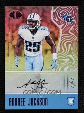 2017 Panini Illusions - [Base] - Trophy Collection Purple #152 - Rookie Signs - Adoree' Jackson /1