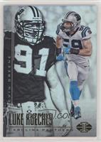 Kevin Greene, Luke Kuechly [EX to NM]