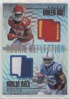 Kareem Hunt, Marlon Mack #/10