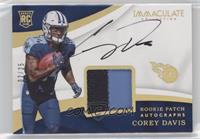 Rookie Patch Autographs - Corey Davis #/25