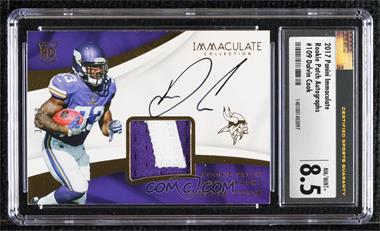 2017 Panini Immaculate Collection - [Base] #109 - Rookie Patch Autographs - Dalvin Cook /99 [CSG 8.5 NM/Mint+]