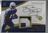 Rookie Patch Autographs - Taywan Taylor [Noted] #/99