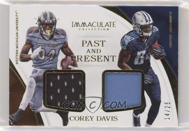 2017 Panini Immaculate Collection - Immaculate Past and Present Jerseys #PA-CD - Corey Davis /25