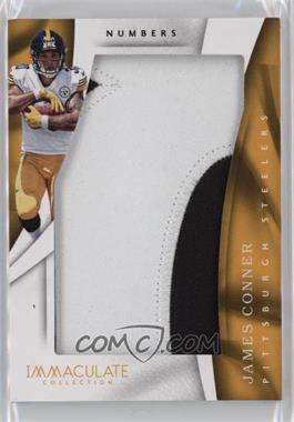 2017 Panini Immaculate Collection - Immaculate Patches - Numbers #IM-JC - James Conner /25