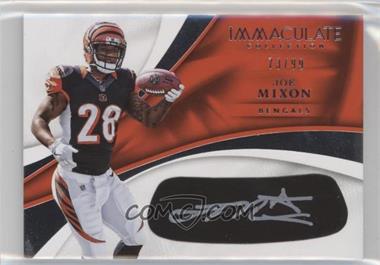 2017 Panini Immaculate Collection - Immaculate Rookie Eye Black #EB-MI - Joe Mixon /99