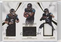 Allen Robinson, Blake Bortles, Leonard Fournette #/25