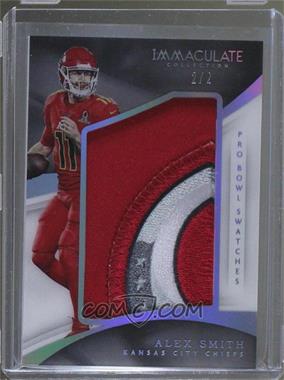 2017 Panini Immaculate Collection - Pro Bowl Swatches - Pro Bowl Logo #PB-2 - Alex Smith /2